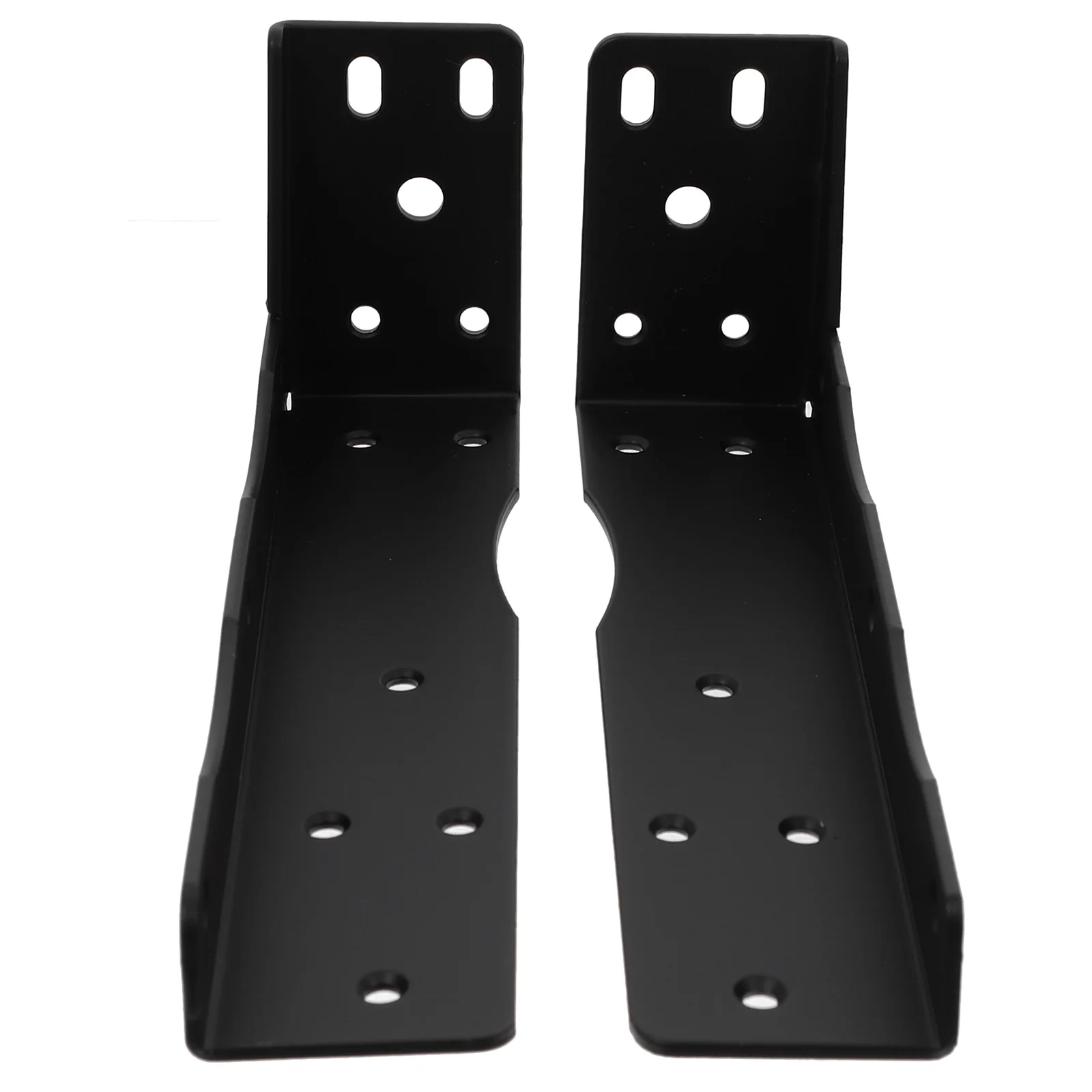 

2pcs Heavy Duty Brackets Iron Wall Supports L Shaped Floating Shelf Bracket For Kitchen Bathroom Balcony Workshop Decorative