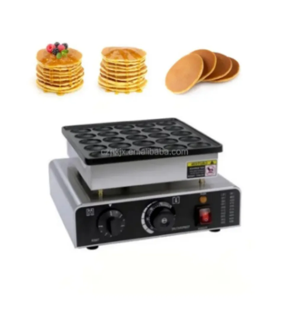 

36 Holes 110v 220v Electric Dutch Waffle Machine Small Round-Shape Mini Dutch Pancake Machine Dorayaki Maker Machine