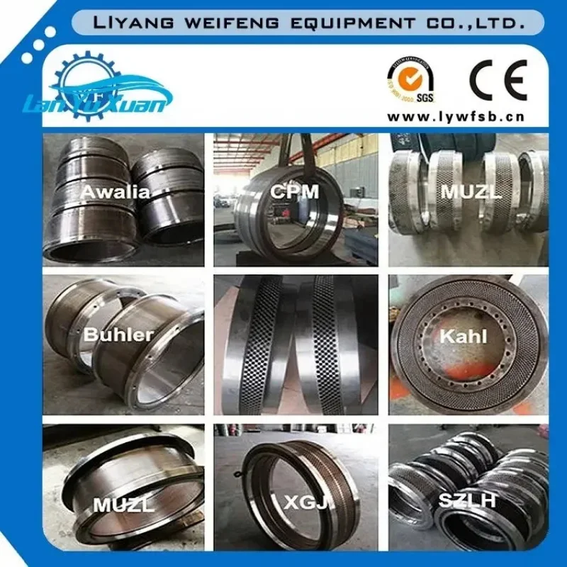 

(Sea shipping) High quality customized alloy steel/stainless steel pellet mill spare parts Ring die matrix