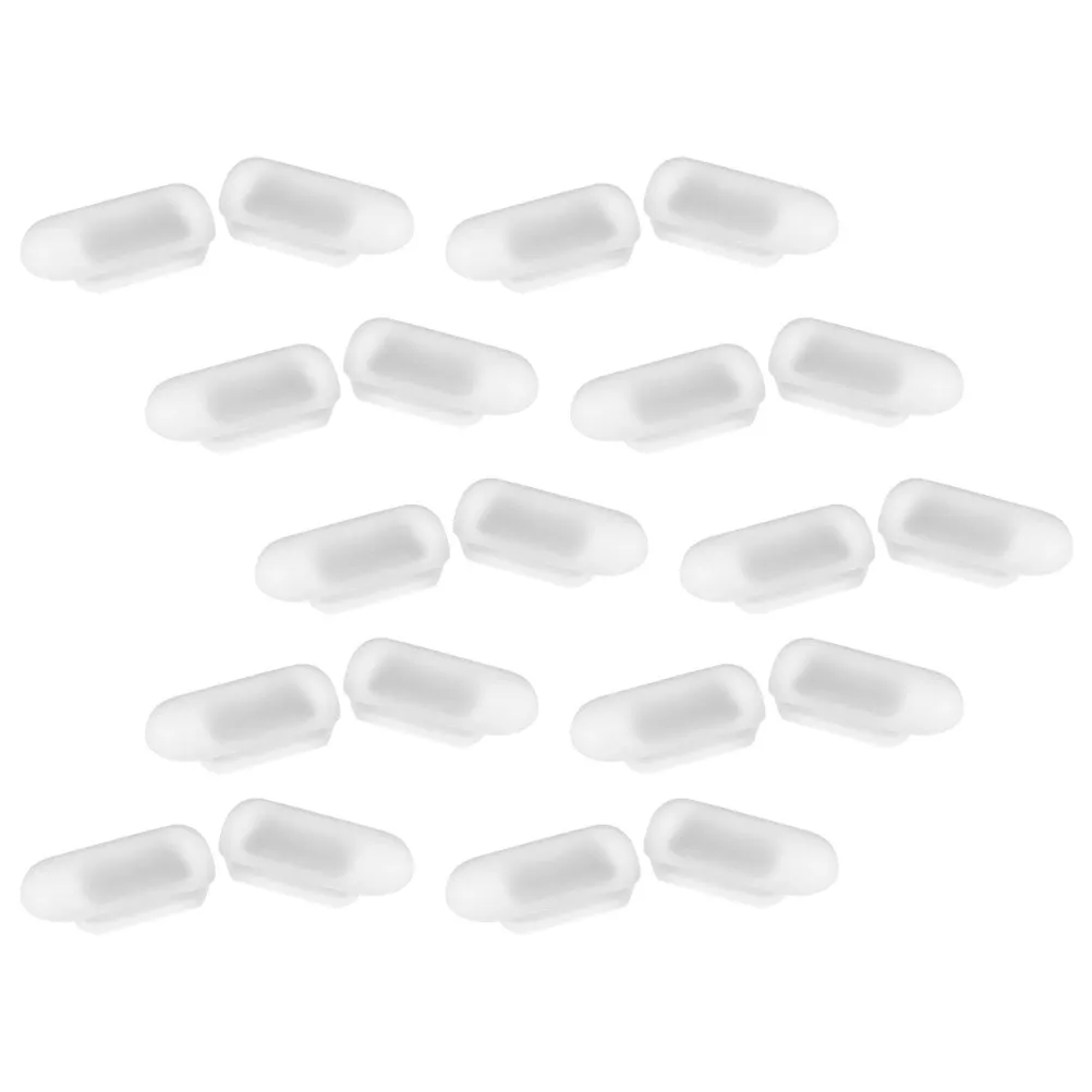 

10Pairs Silicone Nose Pads for Eyeglasses Sunglasses Spectacles Anti-Slip Flexible Comfortable Nose Cushion Replacement Pad