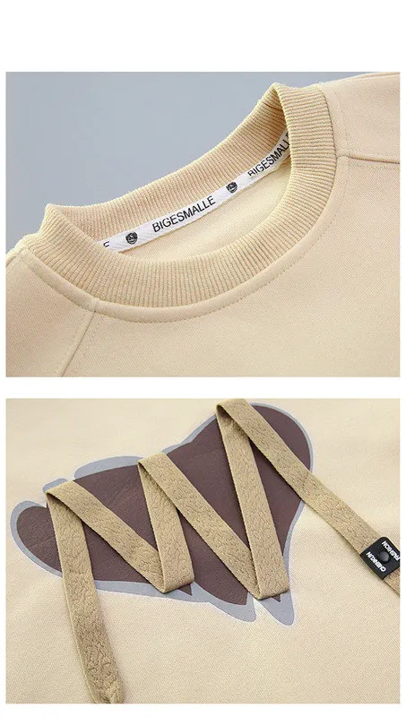 Sweatshirt für Kinder Herbst 2026 Neue Freizeitkleidung Sportbekleidung Schulmädchen Khaki Rosa Sweatshirt 5 7 8 9 12 13 14 Jahre Kinderkleidung – Detail 13