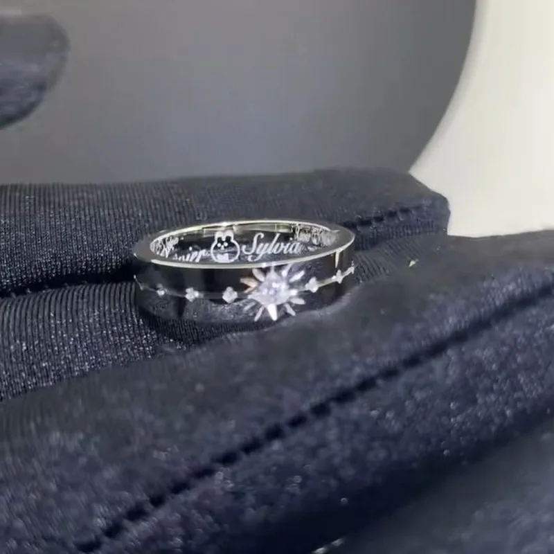 Love and Deespace Xavier creative exquisite cartoon level 100 wedding ring personality versatile anime peripheral female ring