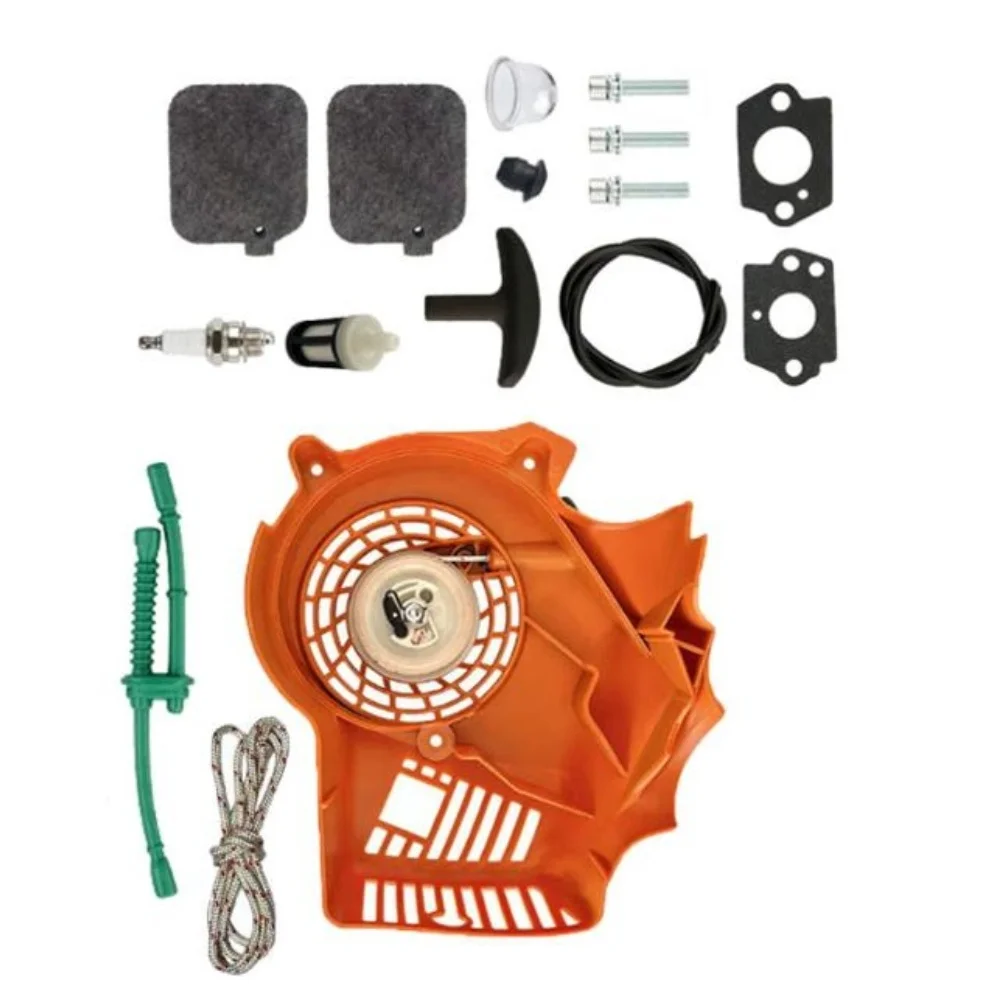 Engine Start Kit BG50 Recoil Starter For Outdoor Cleaning Precise Part Number Match Robust Plastic Construction