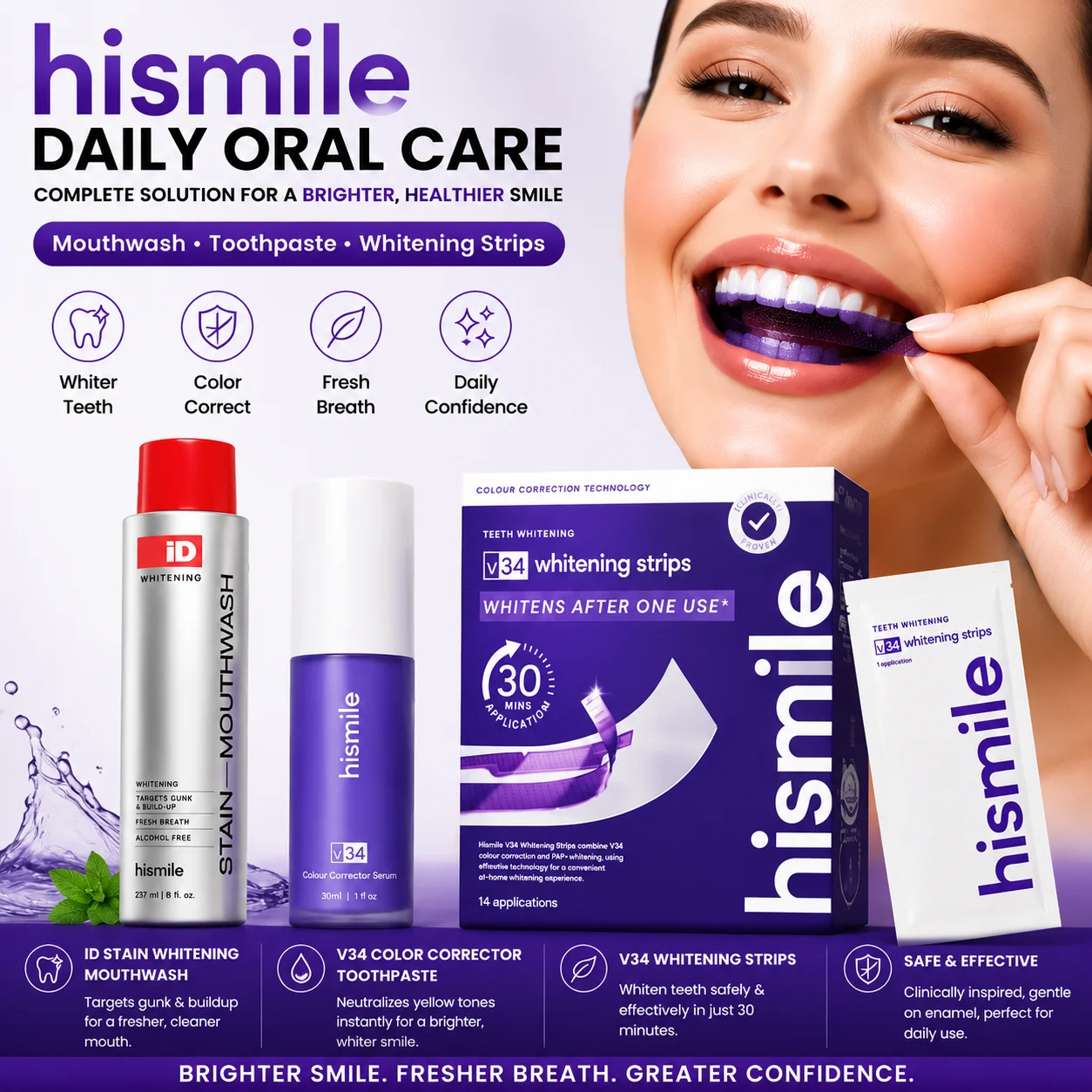Hismile Mundpflege-Set ID Flec – Teeth Whitening Kit Hismile Bewertung und Preis