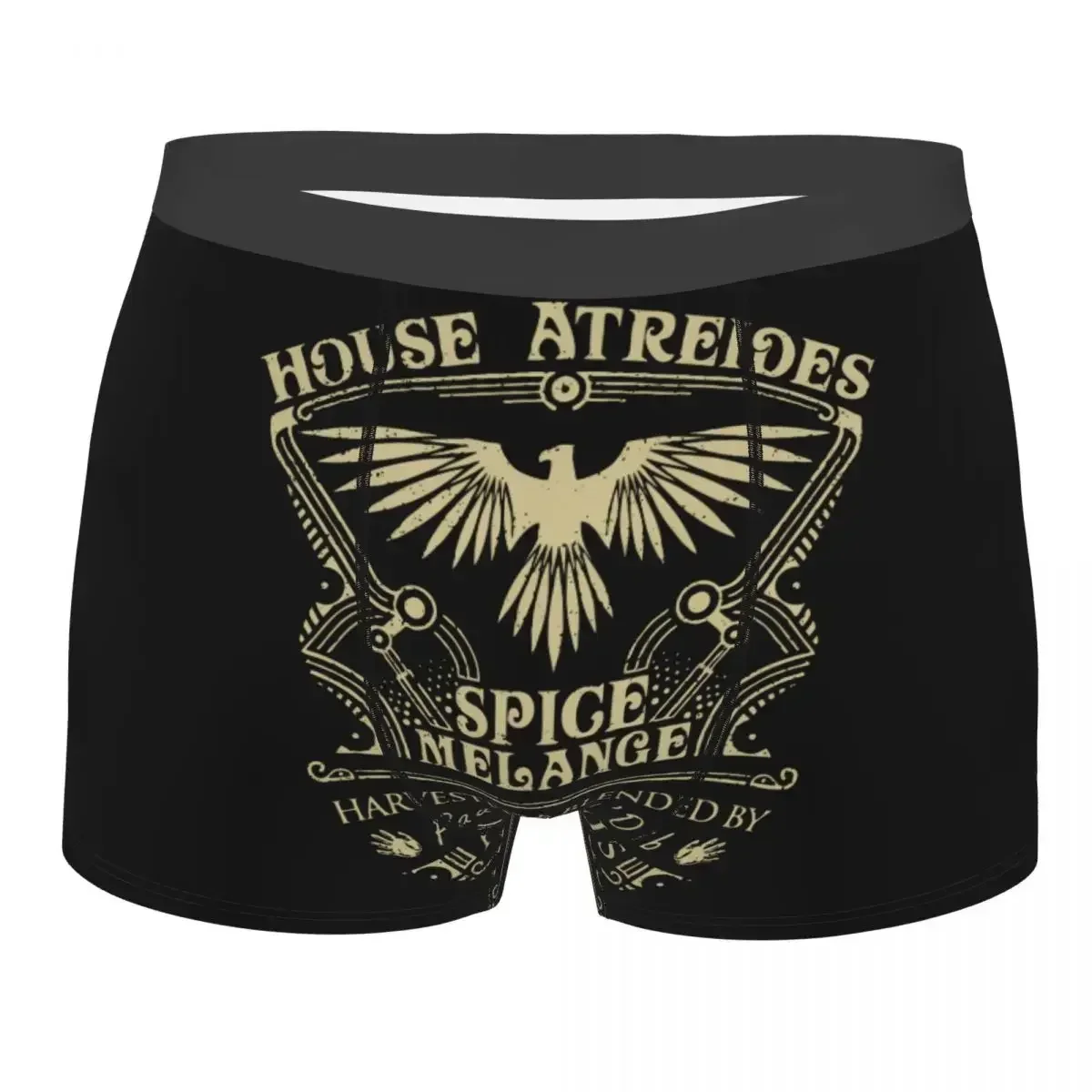 Printed Boxer Shorts Panties Briefs Men House Atreides Arrakis Underwear Science Fiction Breathable Underpants for Homme