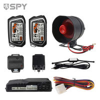 SPY Universal 2 Way LCD Car Alarm System Anti-hijacking Remote Starter Keyless Entry Auto-lock Door Central Lock Remote