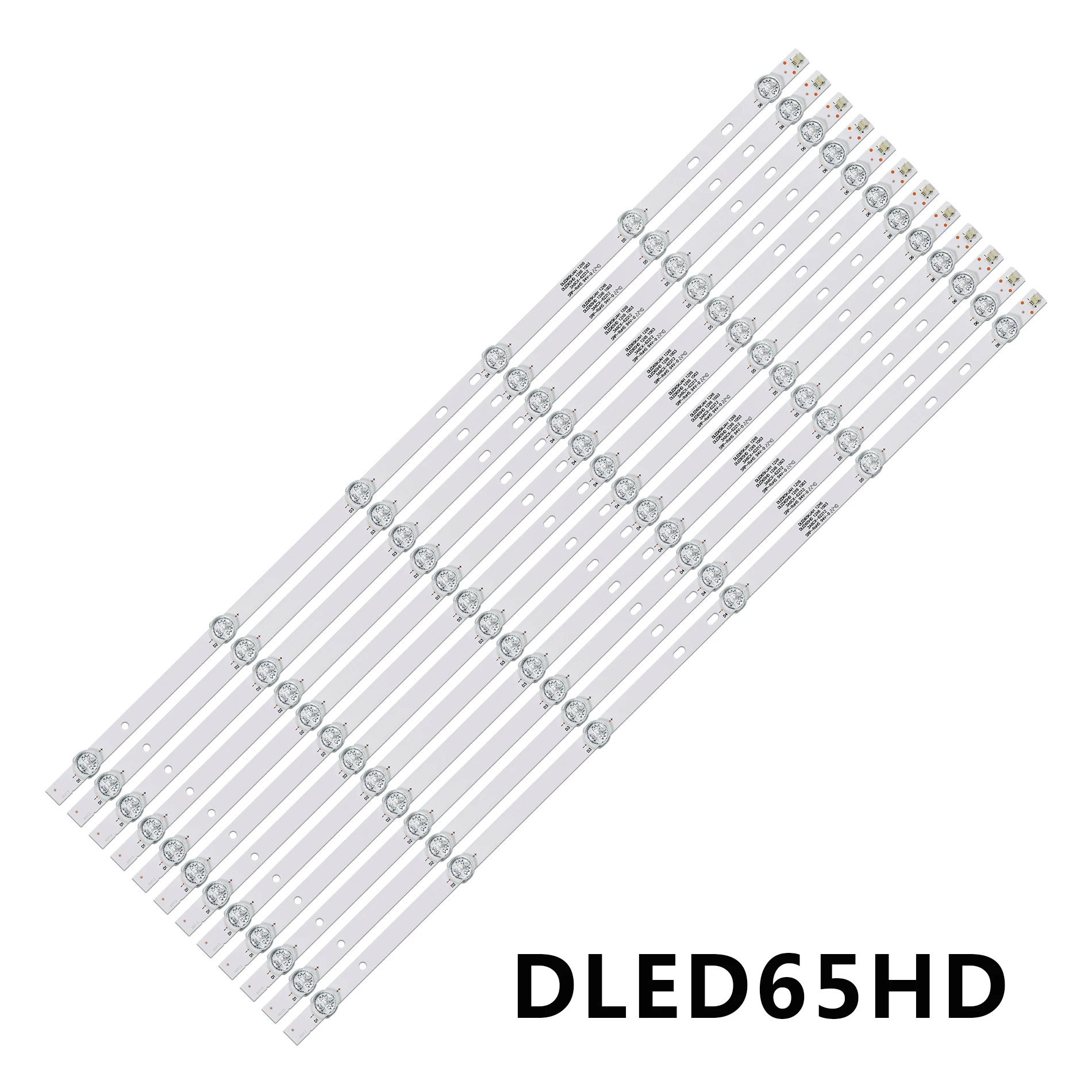 12pcs LED Backlight bar for 65C9 SL65V3 DLED65HD 12X6 1003 1004 DLED65KJAH 12X6 Ptv65174kiled