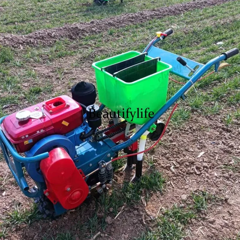 81Agricultural Small Multifunctional Hand-Supported Muller and Seeder, Greenhouse Orchard Soil Loosening and Fertilizing Machine