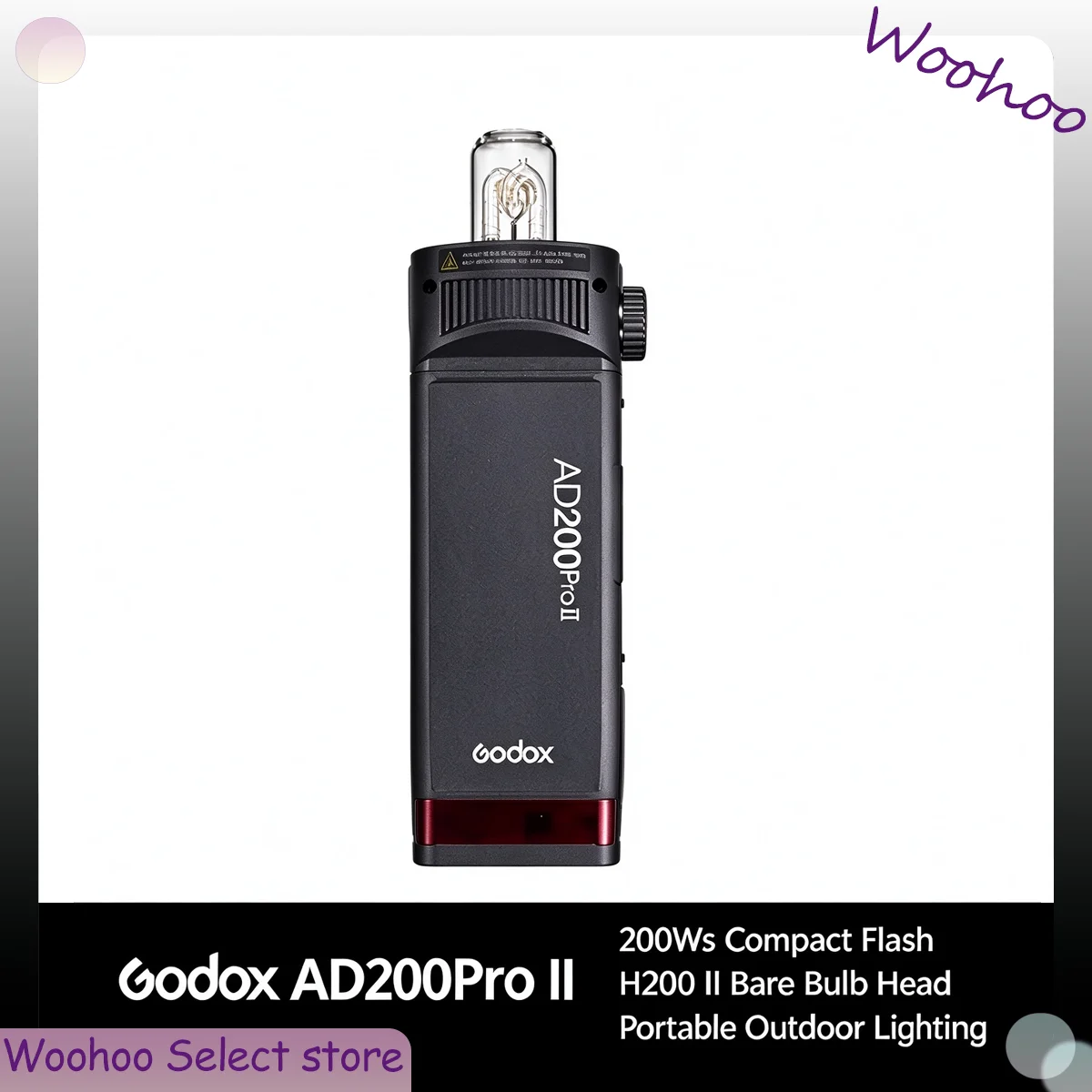 Godox AD200PRO II All-in-One Outdoor Flash TTL Built-in Li-on Battery 2.4G Wireless X System Strobe Light For DSLR Camera use