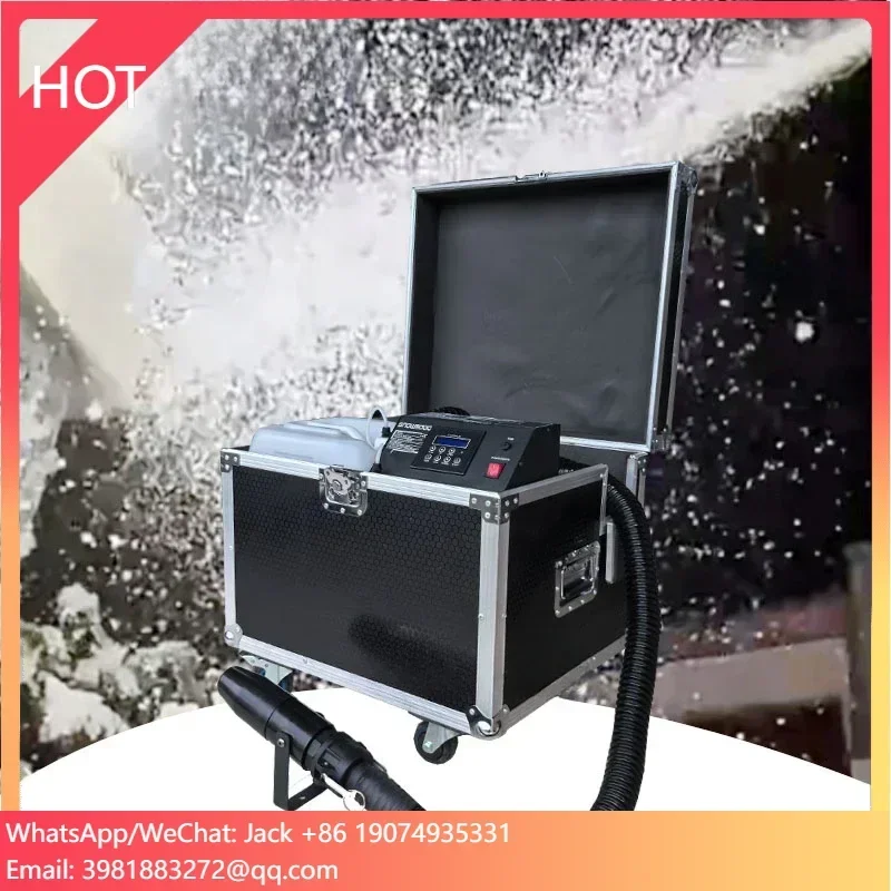 2025MINSENFX Snow Machine 1500W Outdoor Snow Machine For Christmas Wedding Artificial Snow Maker Special Effects