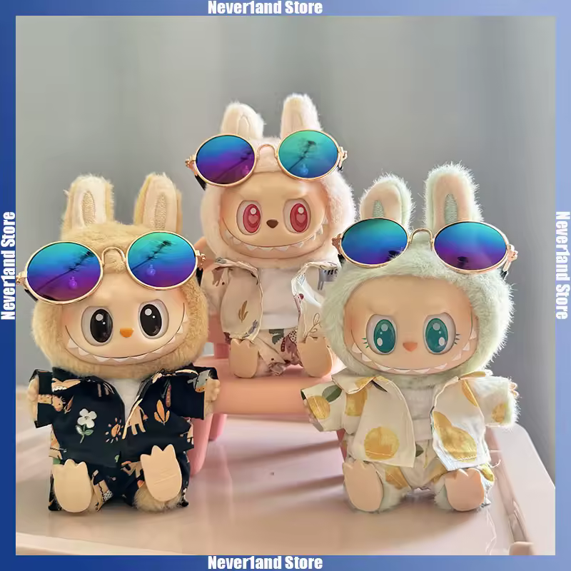 Labubu Doll Clothes Beach Resort Style Overalls Labubu Idol V1 V2 Dolls Clothing Accessories 15/17cm Plush Doll Universal - AliExpress 