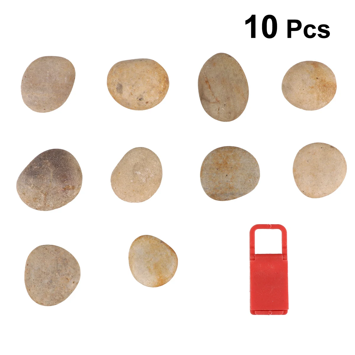 

10 Natural Set Smooth Diy Natural Pebbles Pebbles for DIY Painting Craft Fish Tank Decor Drawing Bracket Kit