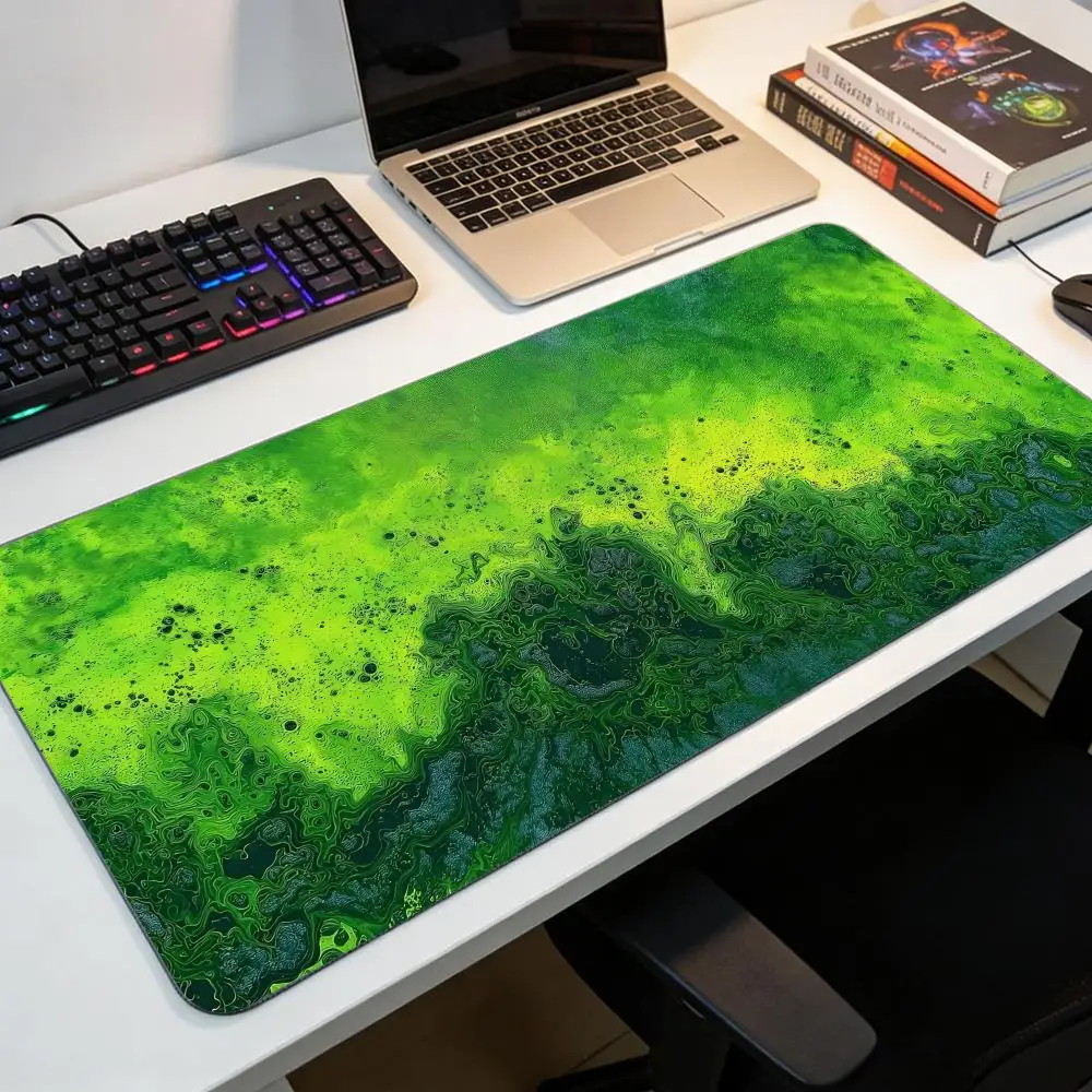 

Green Series Extra Large Office Mouse Pad with Edge Locking Process, Easy to Clean, Anti-Slip XXL Mouse Mat for Work from Home