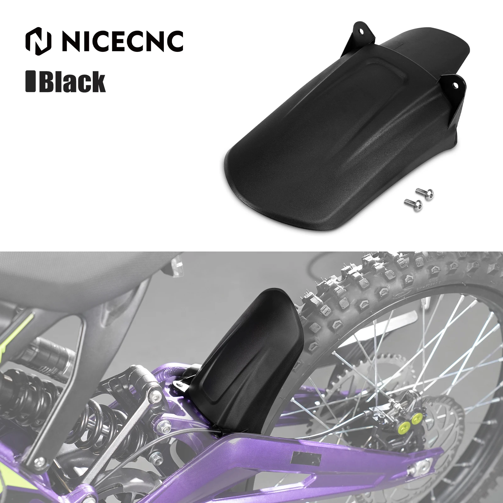 

NICECNC For Sur-Ron light bee X S L1E Segway X160 X260 Surron light bee X/S Surron Electrical Motorbike Rear Wheel Fender Guard