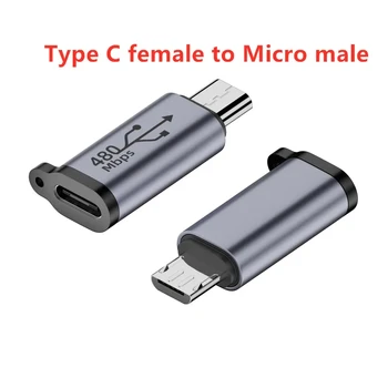 C타입 암에서 미니 USB, C타입 암에서 마이크로 USB, 마이크로 USB 암에서 C타입, 마이크로 USB 암에서 미니 USB 커넥터, 1 개