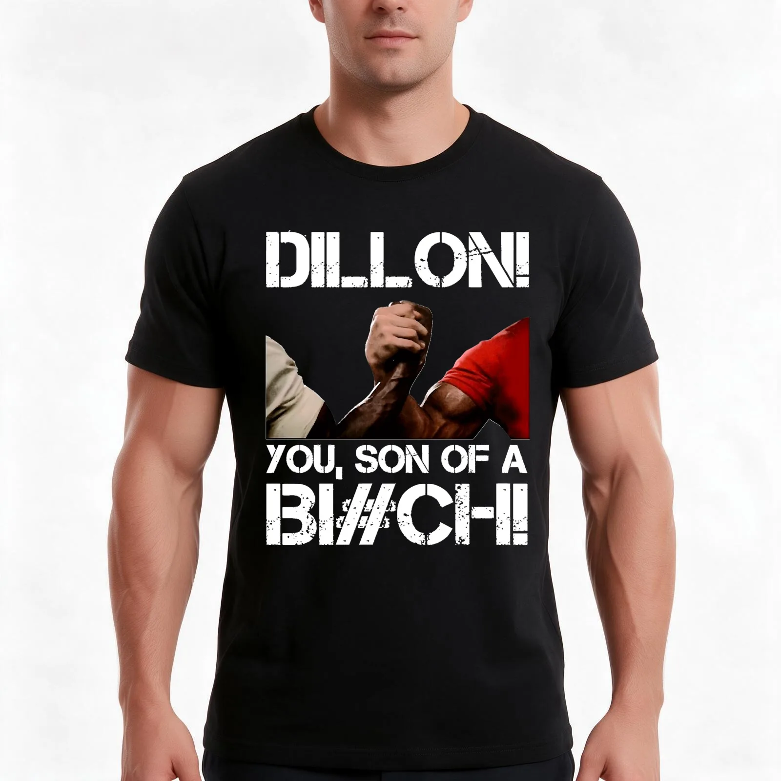 Dillon! you son of a Bich! Classic T-Shirt, Summer Casual Cotton Tee, Oversized Streetwear Tops, Vintage Graphic Print
