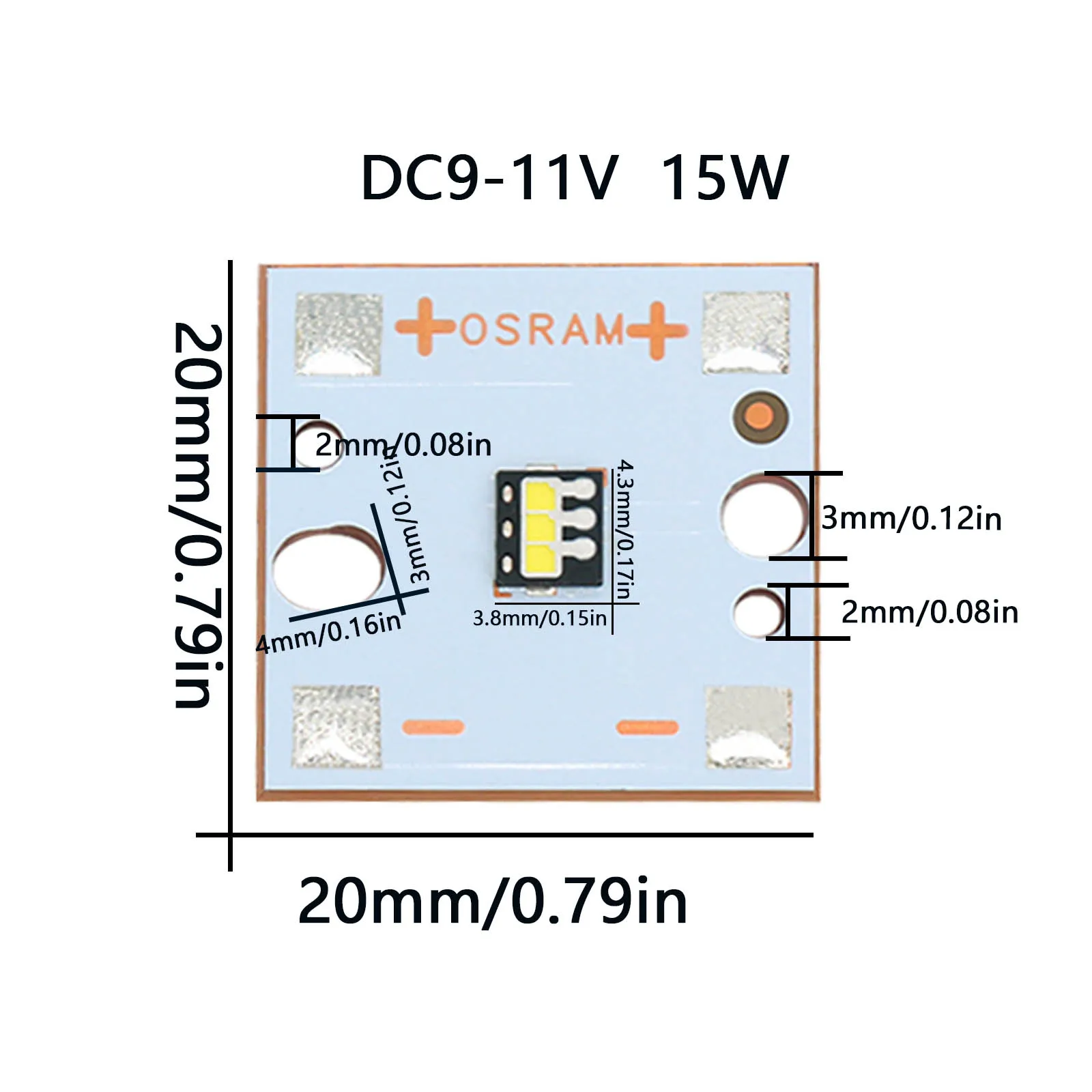 Koraliki do lampy LED Cool White 6500-7000K 15W DC9-11V 20W DC12-14V 25W DC15-17V reflektor samochodowy samochodowa lampa ChipLightCar akcesoria