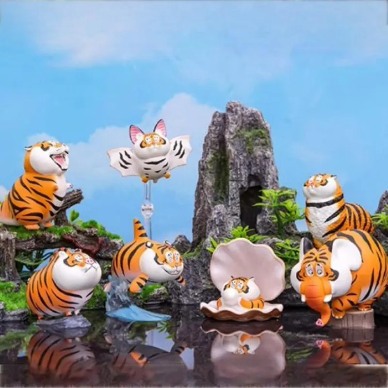 

Panghu Сменная серия Panghu 1,0 слепая коробка толстый тигр загадочная коробка милая сумка-сюрприз кукла орнамент коллекция игрушка подарок на день рождения