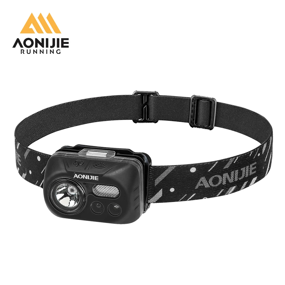 AONIJIE E4031 Head Mounted LED Sensor Headlight Long Lasting Outdoor Night Fishing Light Suitable for Running Fishing Cycling