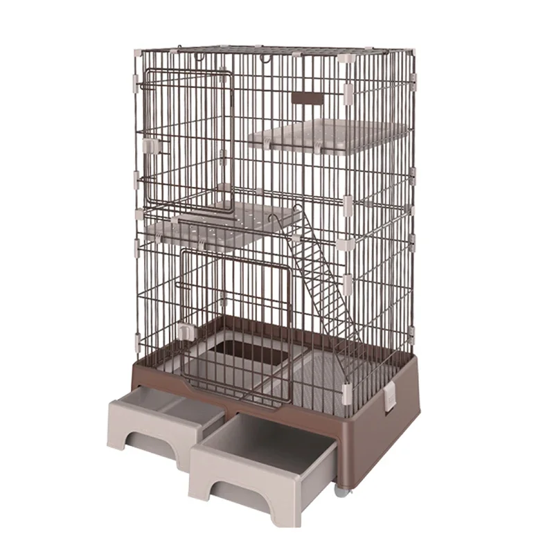 Emily huisdieren grote Hot selling metalen kennel mesh opvouwbare roestvrijstalen kat hond dierenkooi