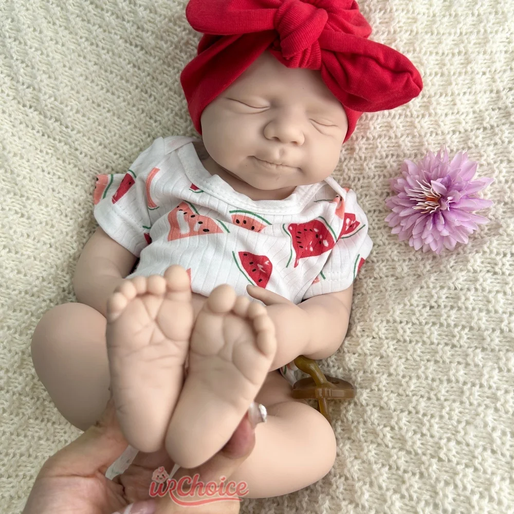 20 pouces Premium Reborn silicone bébé fille/garçon fait à la main vivant imperméable détails exquis poupée pour poupée collectionneur