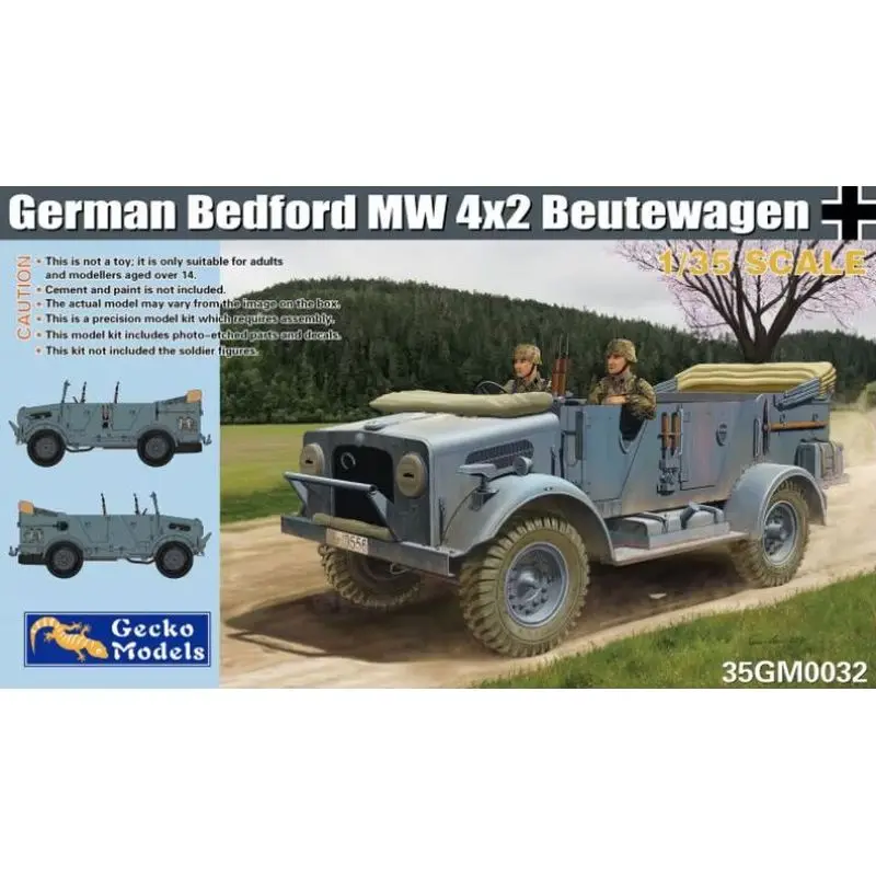 

Gecko Models 35GM0032 1/35 German Bedford MW 4x2 Beutewagen - Scale Model Kit