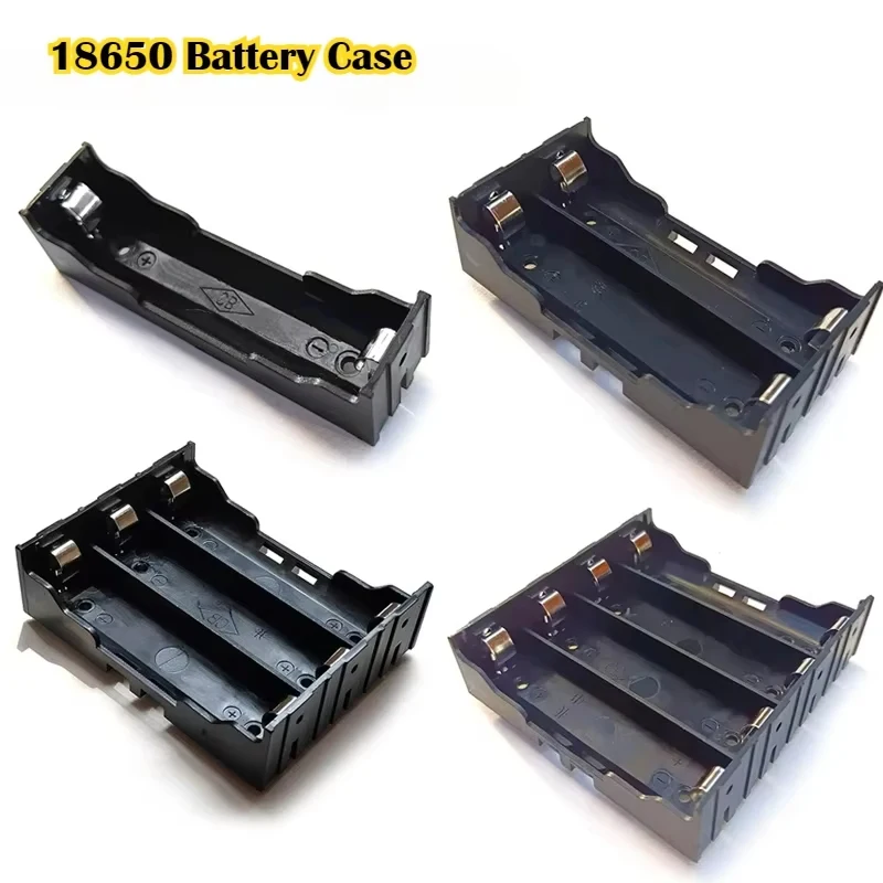 

DIY 18650 Power Bank Case 18650 Battery Holder Storage Box Case 1 2 3 4 Slot Batteries Container Lithium Ion Battery Storage Box
