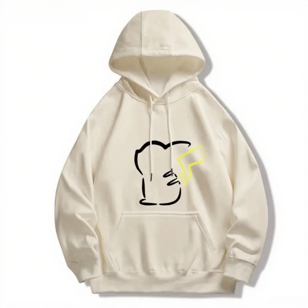 

Pokémon Cute Eevee/Pikachu Printed Hoodie for Men and Women 2025 Autumn/winter New Y2K Harajuku Plus Size Casual Sweater Top