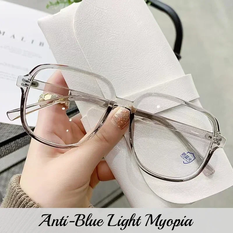 

Unisex Anti-blue Light Nearsighted Eyewear Classic Transparent Myopic Glasses Trend Optical Spectacles Vision Care Eyeglasses