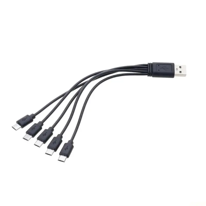 B03F 1 to 5 USB Charging Cable 3.7V Battery Multi-function Charging Cable for E58/JY019 Part Accessories