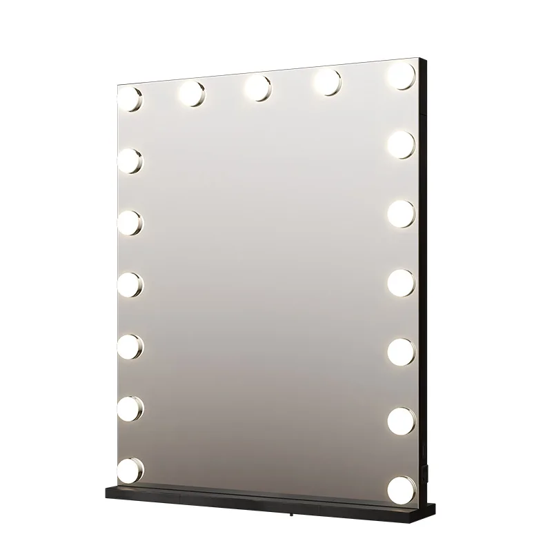 

Desktop, with light bulb, mirror, household, dressing, makeup, fill light