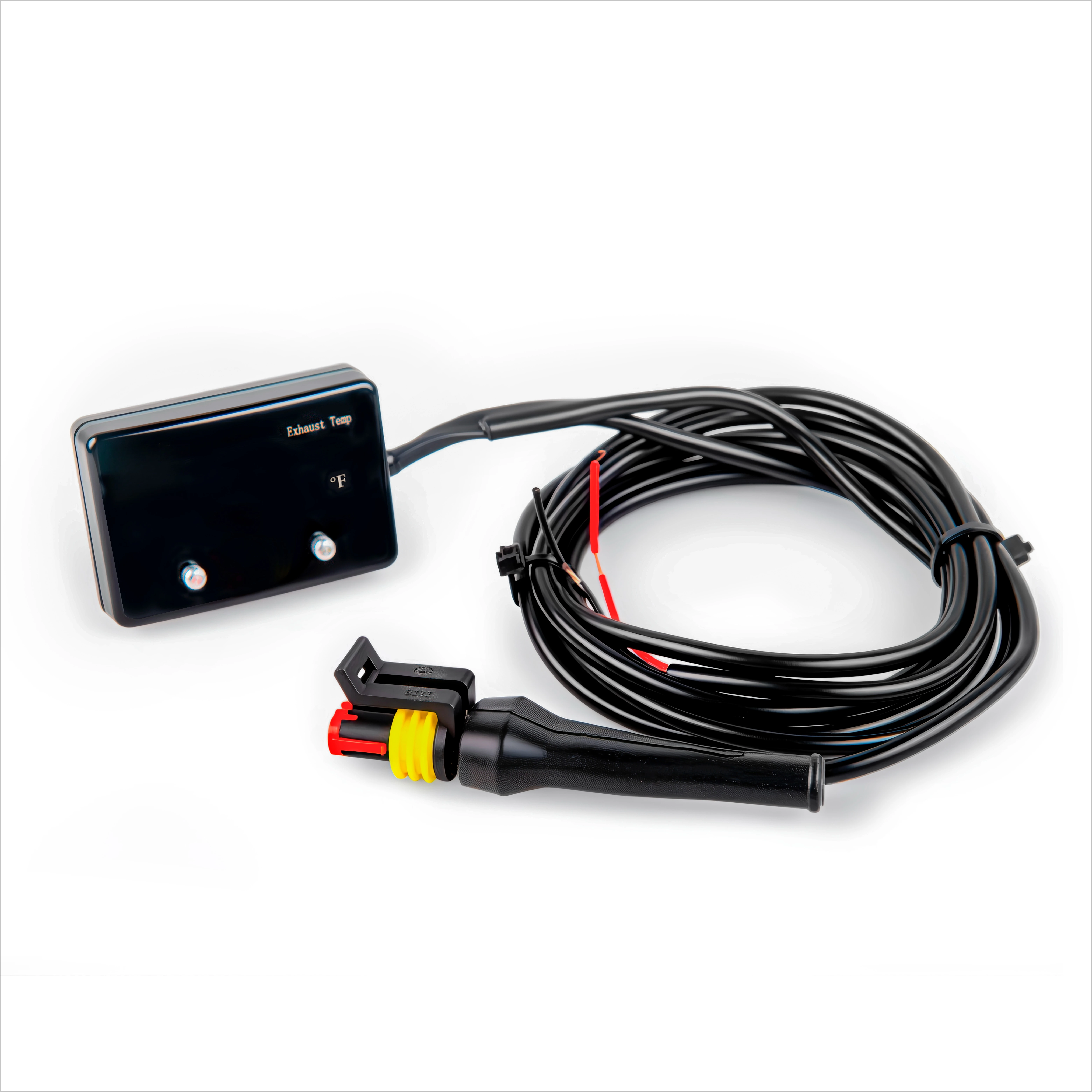 12V DC 32-1832°F(0-1000°C) Digital Exhaust Temp Gauge IPX7 Waterproof LED Display 1/8 NPT Sensor for Car Motorcycle Truck Boat