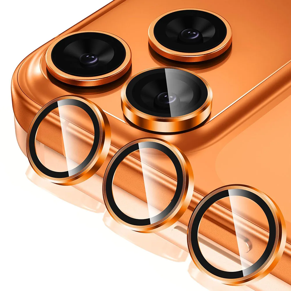 Metall-Kameraobjektivschutz für iPhone 17 16 14 15 Pro Max Plus Air Ring Objektivglas für iPhone 16 17 Pro Max Zubehör