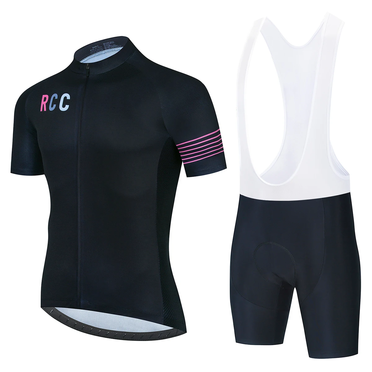 2023 RCC Sports Team Training Cycling Clothing Breathable Men Short Sleeve Mallot Ciclismo Hombre Verano Cycling Jersey Sets