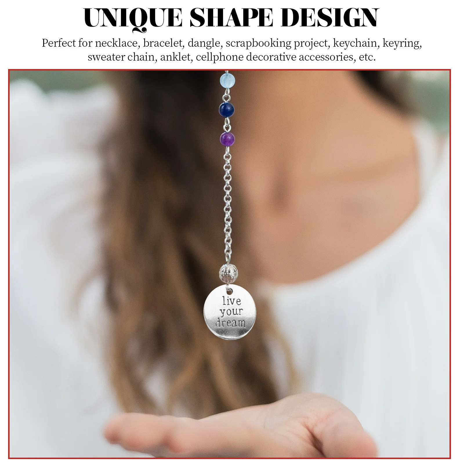 

20Pcs English Lettering Charms Alloy Pendants for DIY Necklace Bracelet Earrings Art Craft Gift Pendants Jewelry Accessories