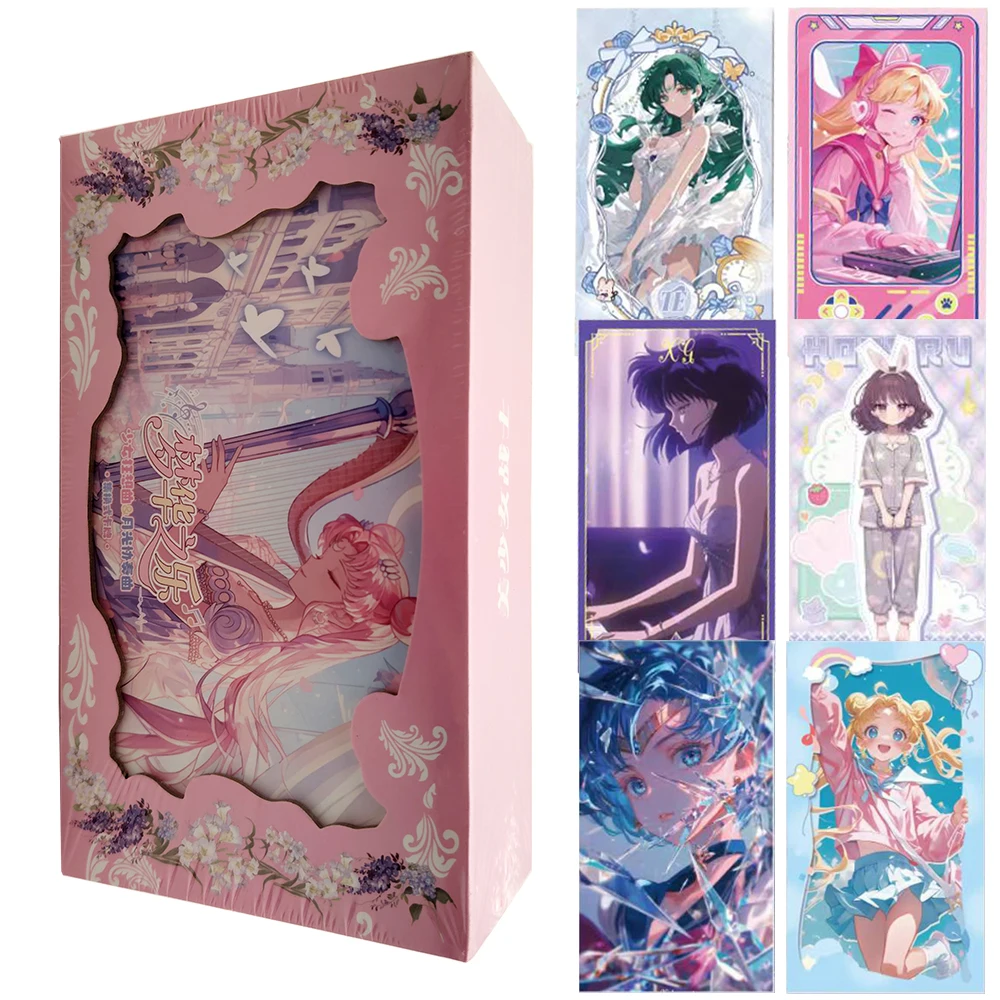 Sailor Moon Exquisite Collection Card High Score Magic Adventure Battle Anime Protagonist Team Creative Cute Q-Version Card Gift