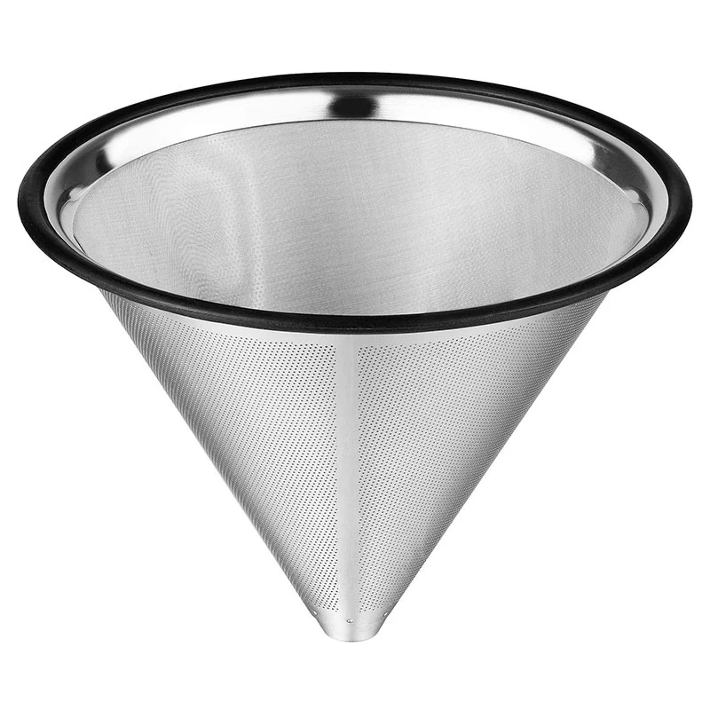 Coffee Pouring Filter Reusable Stainless Steel Coffee Dripper Paperless Coffee Filter For Sustainable Brewing