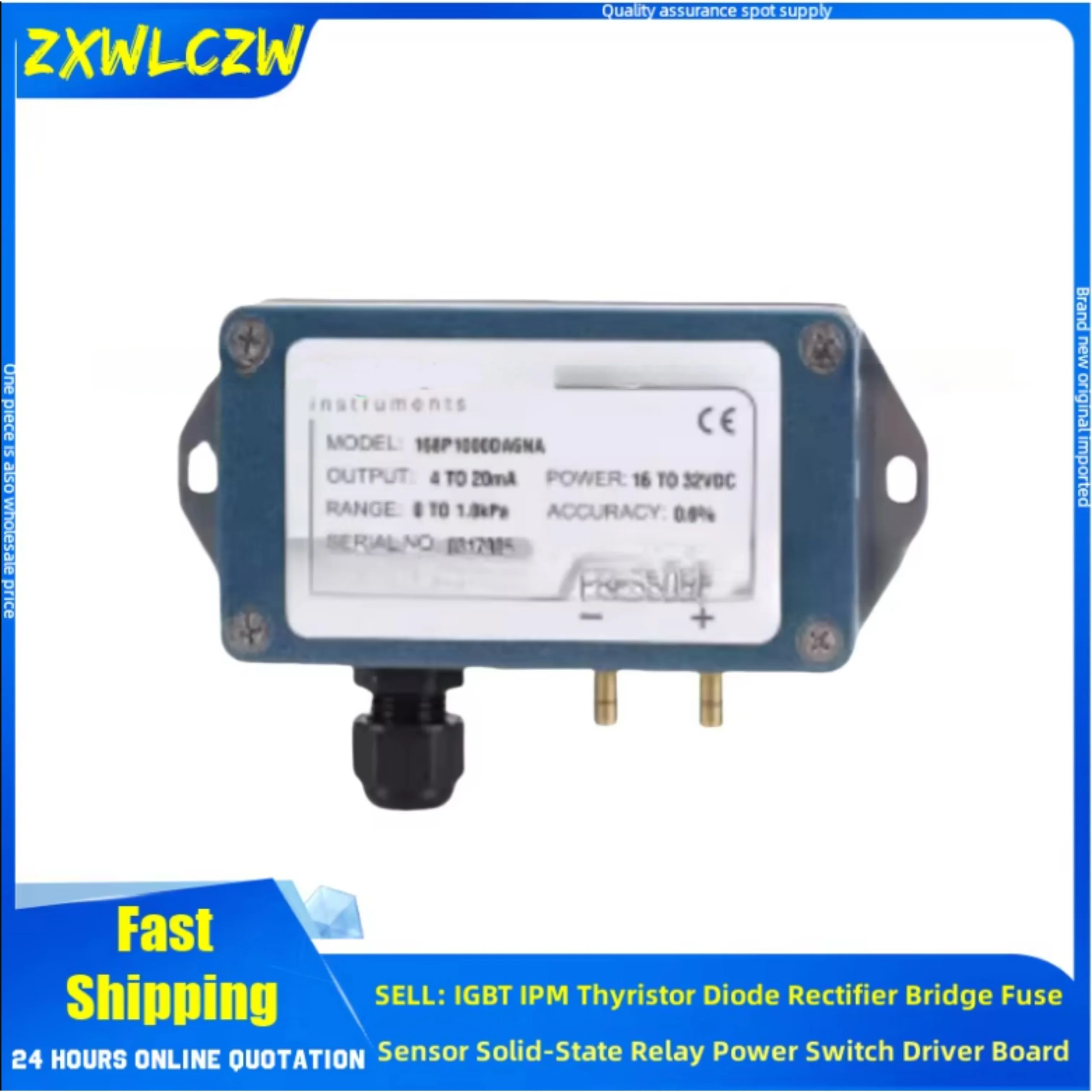 166 168 178 جهاز استشعار الضغط التفاضلي الصغير 168P0250BA1NB 168P6000SA1NB 168P4000DA1NB #1