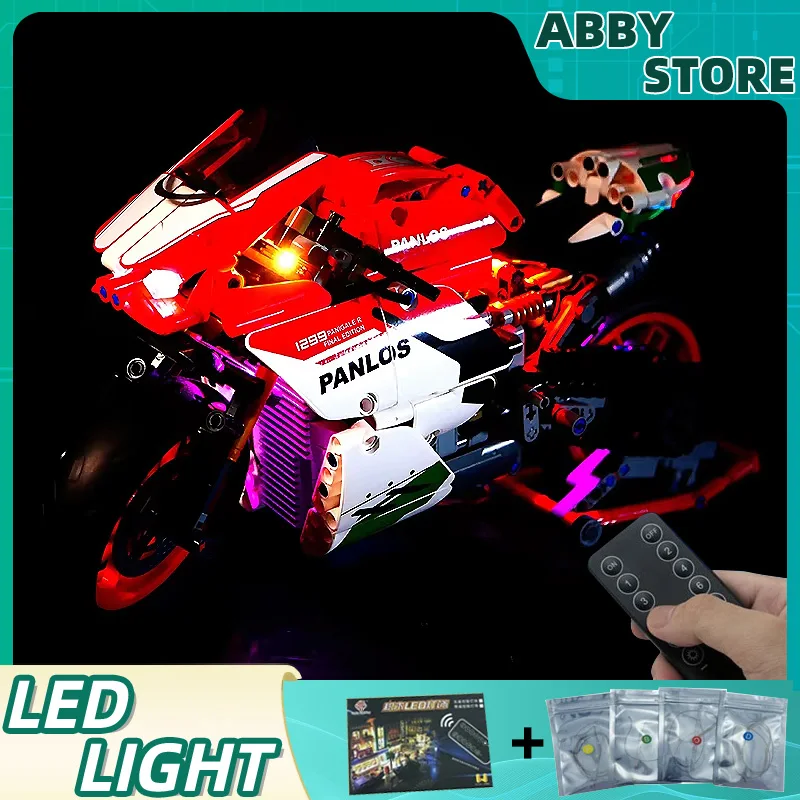 DIY RC LED-Licht-Kit für Lego Chic-Block Motorrad (nur LED-Licht, ohne Blöcke Modell)