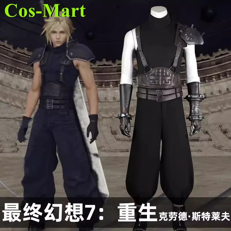 

Cos-Mart Game Final Fantasy VII Cloud Strife Cosplay Costume Daily Wear Activity Party Role Play Clothing XXXL Shoes