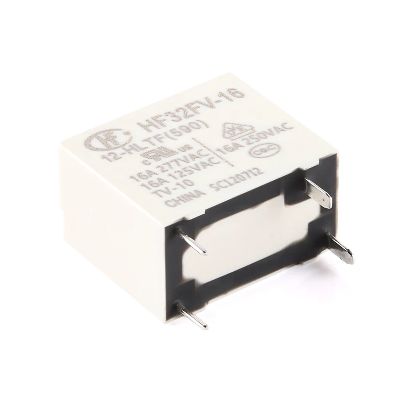 1pcs Power Relays HF32FV HF32FV-16 HF32FV-16-5-HLTF HF32FV-16-12-HLTF HF32FV-16-24-HLTF DC 5V 12V 24V 16A 250VAC 4PIN NO Relay