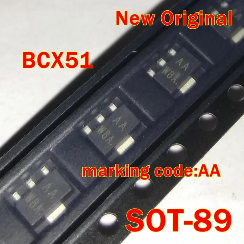 

1Pcs to 100Pcs Bcx51 Sot-89 New Original Marking Code: Aa 45 V, 1 a Pnp Medium Power Transistor Production