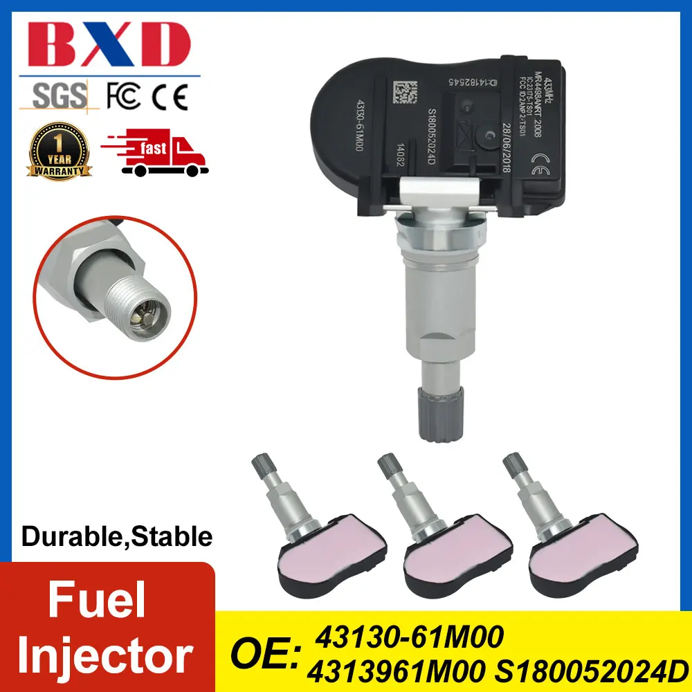 Новый 1/4 шт. TPMS датчик давления в шинах 43130-61M00 для Suzuki Grand Vitara II Jimny система монитора шин датчик давления Новый 1/4 шт. TPMS датчик давления в шинах 43130-61M00 для Suzuki Grand Vitara II Jimny система монитора шин датчик давления