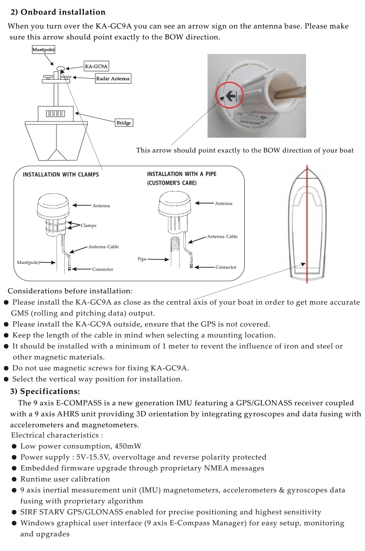 KA-GC9A Nmea 0183 M…