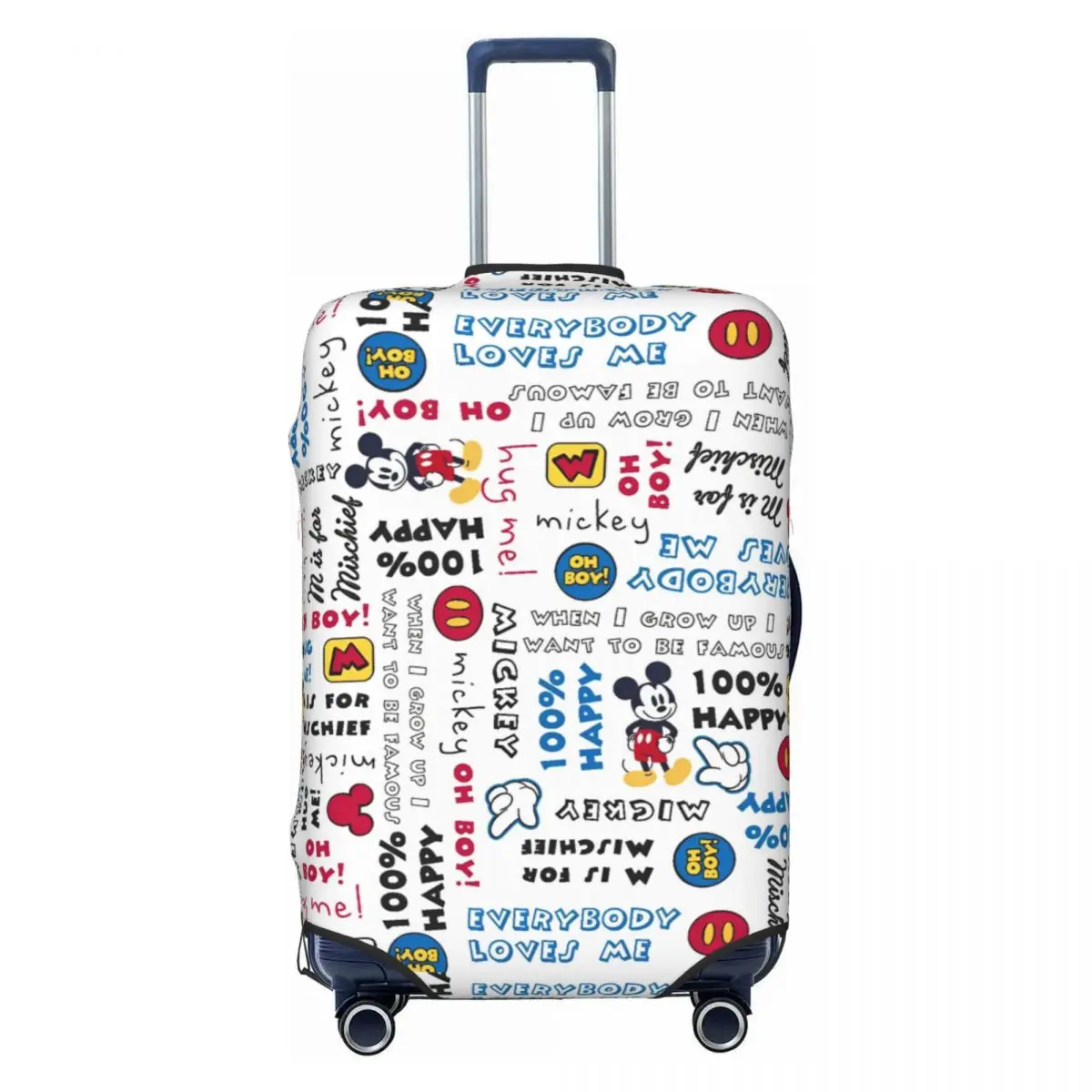 

Чехол для чемодана с Микки Маусом и буквенным принтом, полезная защита для круизной поездки, принадлежности для багажа, отпуск