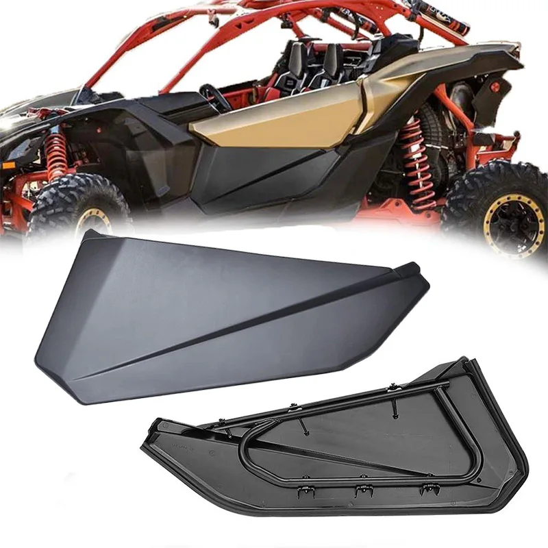 For Can Am Maverick X3 Front Lower Door Panels Inserts Half Door Panels Black 2017-2019 2018