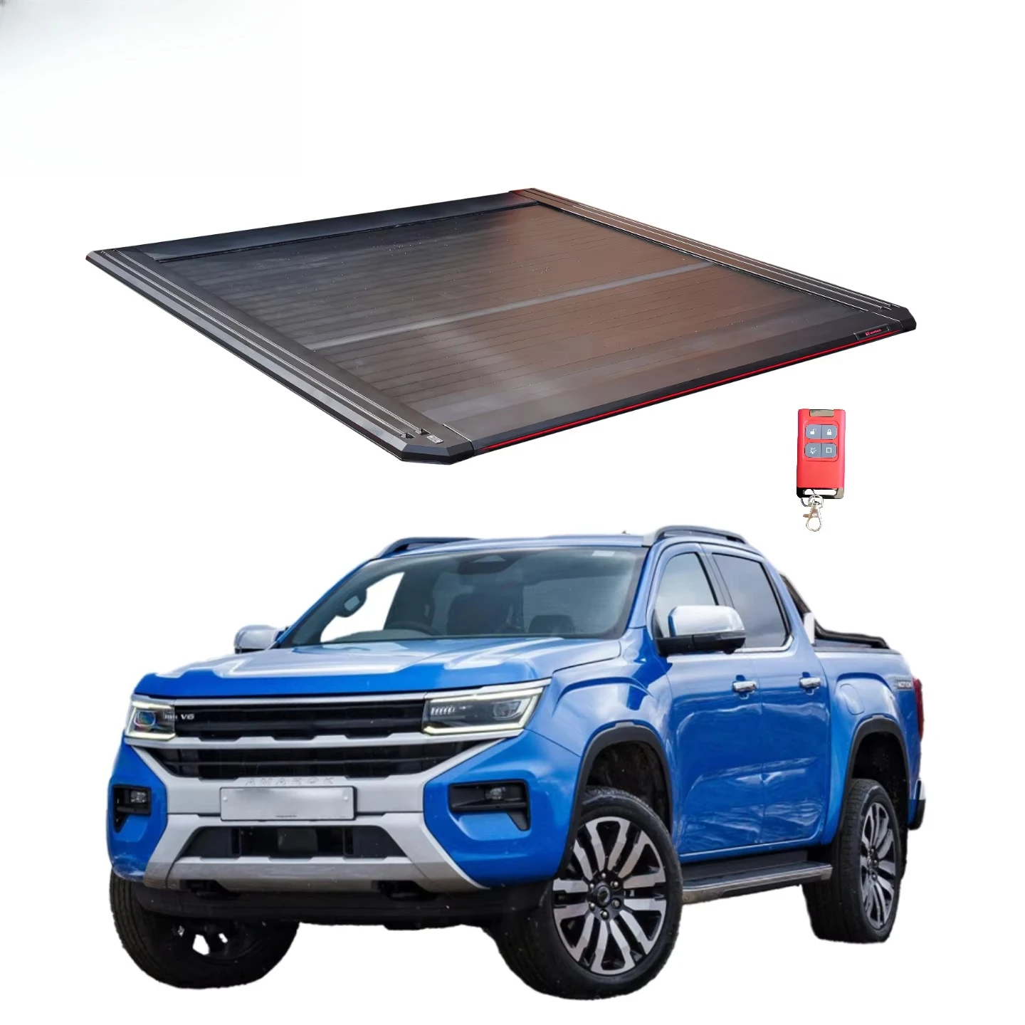 Aluminium Electric Retractable Truck Roller Lid Cargo Cover Accessories  Pickup Bed Tonneau Cover for volkswagen vw Amarok