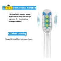 A23E-9PCS Replacement Brush Heads For SOOCAS V1 V2 X3 X3U X5 D2 D3 SOOCARE Sonic Electric Toothbrush Head Soft Bristle