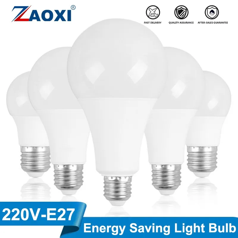 

ZAOXI Home Indoor Lighting E27 E27 Screw Mouth LED Light Bulb 220V Energy Saving Ultra Bright And Flicker Free Eye Protection