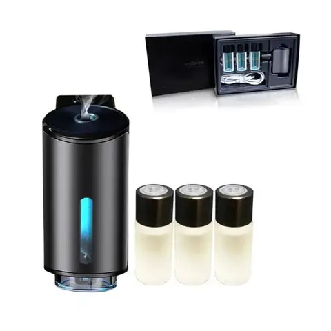 Car Diffuser Car Air Freshener 3 Fragrance Modes Auto On Off Portable Car Diffuser Air Freshener with 3 Oils Car Air Purifier